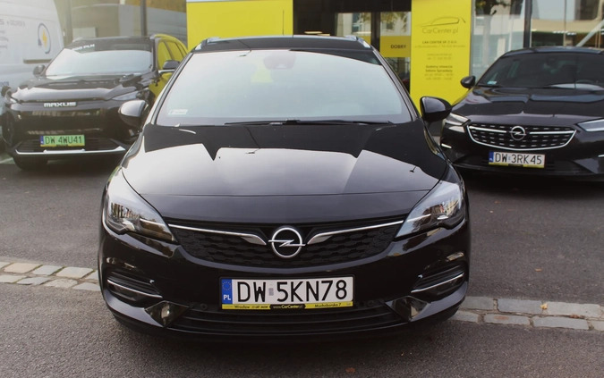 Opel Astra cena 64900 przebieg: 53722, rok produkcji 2020 z Wrocław małe 326